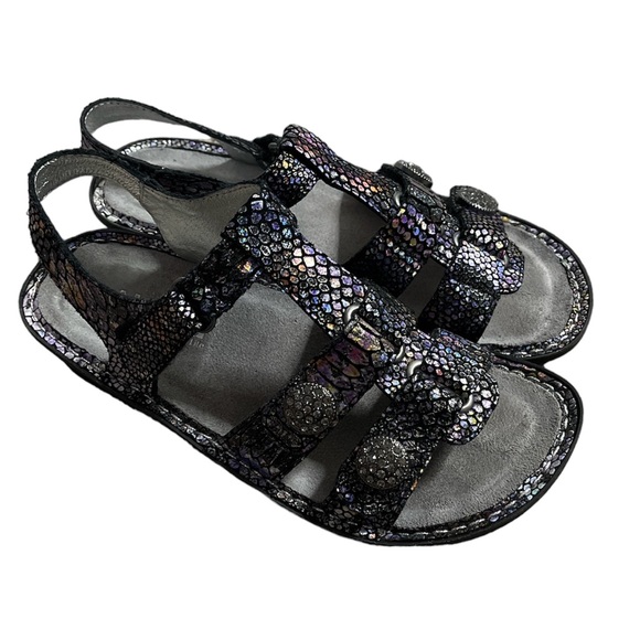 Algeria by PG Lite SZ 36 Dress Sandal Color Zesty Style  Adjustable Straps - Picture 4 of 8